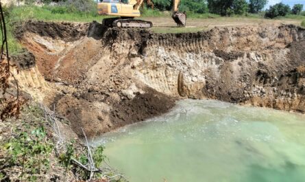 Sand excavation