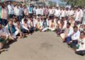 congress dharna in armoor